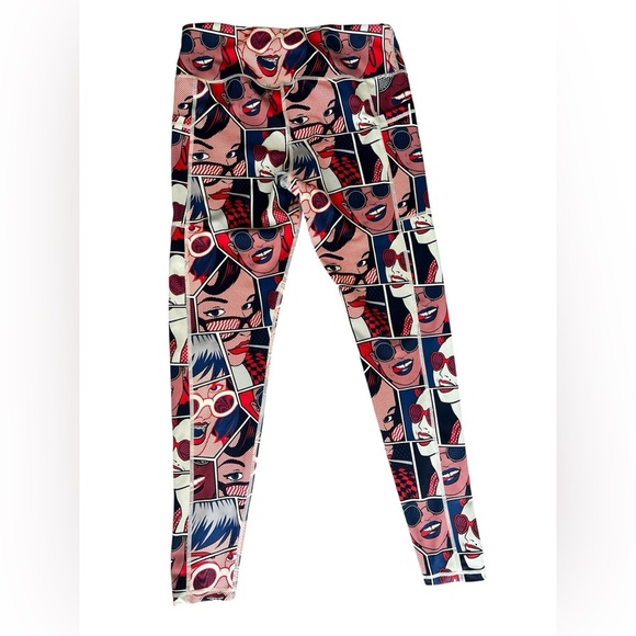 Constantly Varied Gear Ladies Pop Art Leggings Medium - Picture 3 of 7